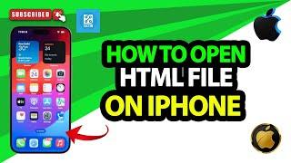 How to open html file on iphone 2024