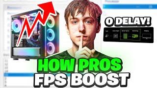 How PROS Boost FPS & Reduce Input Delay in Fortnite! (MAX FPS & Fix LAG)