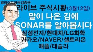 엘리어트파동김중근님의 주식시장 라이브(3월12일)
