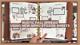 Rustic Fall Erin Condren Compact Vertical Plan with Me