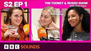 Catching up: Tooney tries OLIVES, "CHEETAH girl" & TIME OUT from football | The Tooney & Russo Show