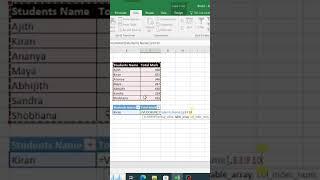 Vlookup Function in Ms Excel..!!