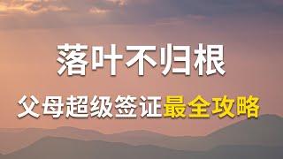 落叶不归根！父母超级签证最全攻略