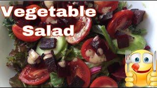 VEGETABLE SALAD FOR HEALTHY LIFESTYLE/ DELICIOUS AND HEALTHY/Ammage 8026