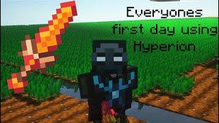 everyone's first day using a hyperion | Hypixel Skyblock