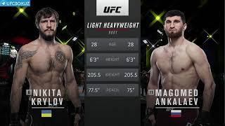 NIKITA KRYLOV vs MAGOMED ANKALAEV jangning to'liq vedio.