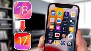 How to Downgrade iOS 18 to iOS 17!