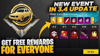 Get Free Rewards For Everyone | 3.4 Update New Collection Shop | Free Mythic Lobby |PUBGM