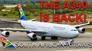 Return of South African's ONLY A340!