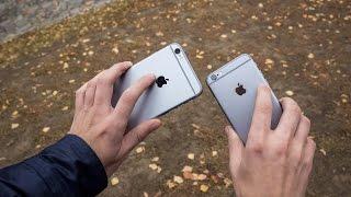 Распаковка iPhone 6 и iPhone 6+ из США