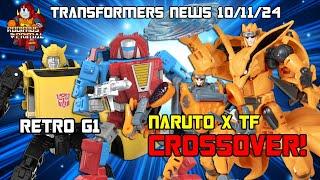 Naruto X Transformers Figures Revealed! G1 Retro Bumblebee and Gears!