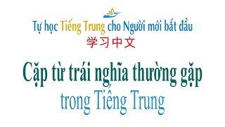 Cặp từ trái nghĩa thường gặp trong Tiếng Trung || Đất Việt ABC - Tiếng Trung cho người mới bắt đầu