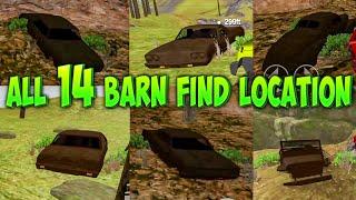 Offroad Outlaws  all 14 Barn Find - Secret car FULL Location (Hidden Cars), BARN FIND 2024 UPDATE