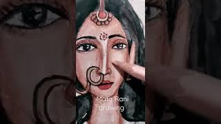 maa Saraswati drawing  #wait for part 2#cks #shorts