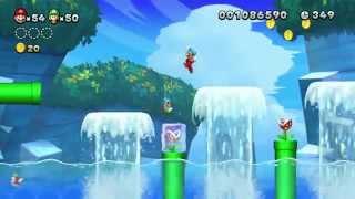 New Super Mario Bros. U Multiplayer Playthrough - Sparkling Waters