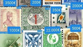 Hungarian most expensive stamps from Hungary 50  rare valuable stamps