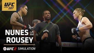 UFC 207 | EA SPORTS UFC 2 Simulation – Nunes vs Rousey