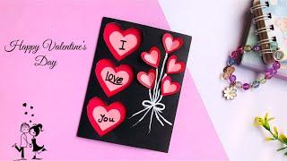 How to make Valentine's Day Card//DIY easy valentine"s Day Card idea #cards #valentinesday #craft