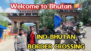 EP#29 INDIA-BHUTAN Border crossing | Bhutan police catch us