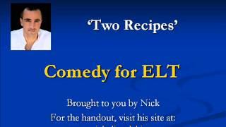 Comedy for ELT - Two Recipes