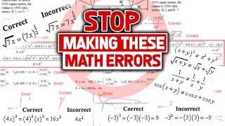 Dear High School (and College) Students, STOP Making These Math Errors