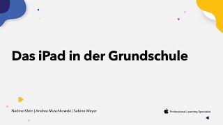 Das iPad in der Grundschule