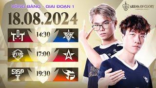 TDT VS SH | ZEUS VS 1S | SGP VS FPT - VÒNG BẢNG ĐTDV MÙA ĐÔNG 2024 | NGÀY 18/08