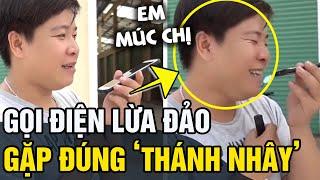 Gọi điện lừa đảo, gặp đúng 'THÁNH NHÂY' và cái kết 'CƯỜI TỤT QUẦN' | Tin 5s