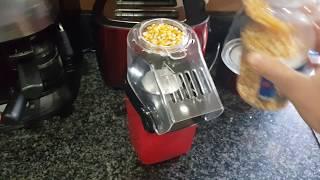 Hot air popcorn maker