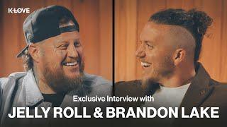 Jelly Roll Talks Faith Journey with Brandon Lake | The Heart Behind "Hard Fought Hallelujah"