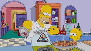 Homero prepara paella Los simpson capitulos completos en español latino