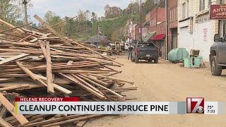 Spruce Pine clean-up underway in NC mountains