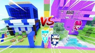 CASA de BEBE MORA VS CASA de BEBE TIMO  MINECRAFT BEBE MILO y VITA ROLEPLAY CASA VS CASA