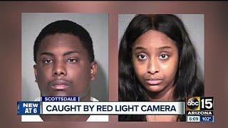 Bank "jugging" suspects caught in Scottsdale because of red light cameras