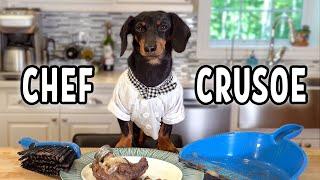 Ep 7: Crusoe the French Chef - Cute & Funny Dachshund Cooking Video