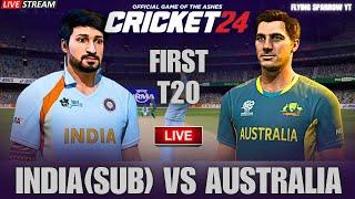 India Vs Australia First T20 LIve | Cricket 24 live gameplay #rc24 #cricket24gameplay #shortstream