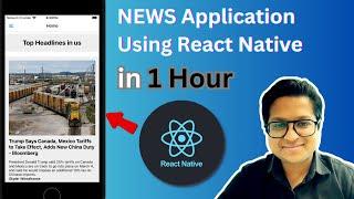 React Native News App Tutorial | Complete Guide with API, Navigation & Animations