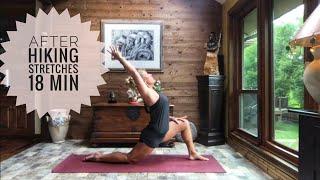 After Hiking Stretches || 18 Min Yoga