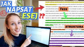 JAK NAPSAT ESEJ na VŠ?Příklady | Struktura | Zdroje • KROK ZA KROKEM ukázka –⁠ odborný text