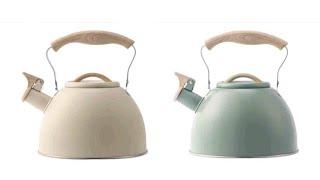 Ergonomic handle tea kettle