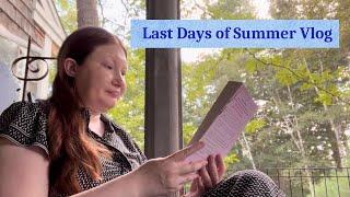 Last Days of Summer Vlog ️#booktube