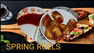 Trying spring rolls from street || My Choice My Food