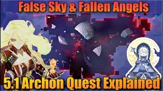 Natlan 5.1 Archon Quest Explained! False Sky Of Teyvat & The Shade Of Death Ronova! Genshin Impact