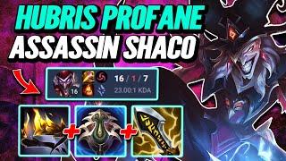 Hubris + Profane Hydra Shaco - S14 Ranked [League of Legends] Full Gameplay - Infernal Shaco