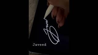 Signature Style “Javeed”️Comment your name!