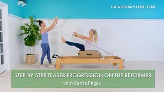 Step-By-Step Teaser Progression on the Reformer with Carrie Pagès | Pilates Anytime