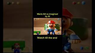 Reimagining Mario 64 with the help of AI #ai #aitools  #aitips #artificialinteligence #mario64