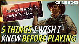 You'll WISH You Knew These Tips BEFORE Playing Crime Boss: Rockay City!