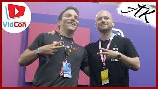 Meeting Sean Evans at VidCon - VidCon US VLOG 2018 Day #2!