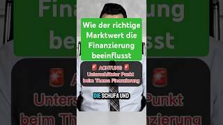 Hoher Kaufpreis = Keine Finanzierung? So beeinflusst der Marktwert die Baufinanzierung #shorts